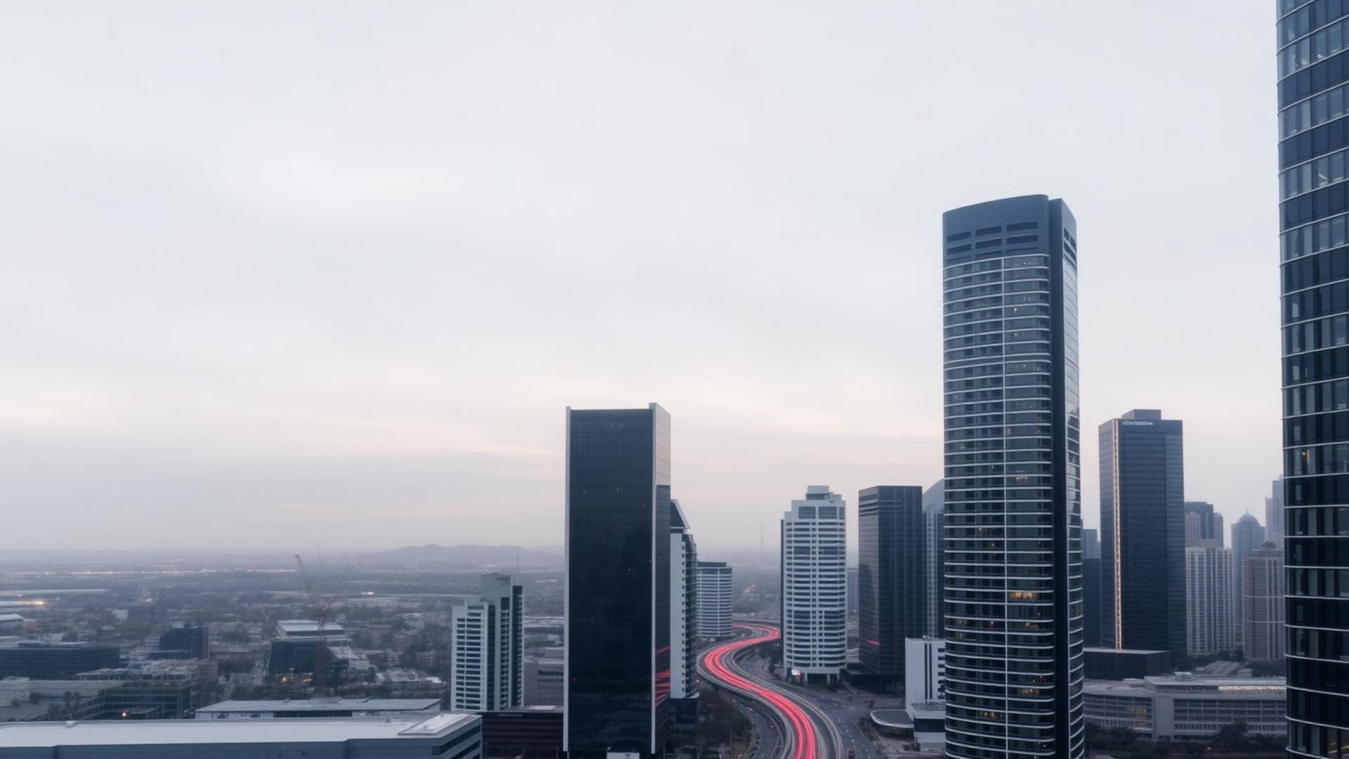 Australian city skyline at dawn